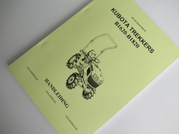 Benutzerhandbuch Kubota auf NL - Kubota : B1620, B1820
