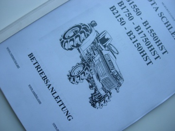 Kubota B1550 - B1750 - B2150