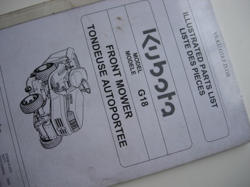 Kubota Aufsitzmäher G18