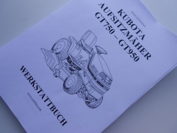 Werkstattbuch Kubota auf Deutsch - Kubota : Mower
