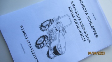 Werkstattbuch Kubota auf Deutsch - Kubota : KB

