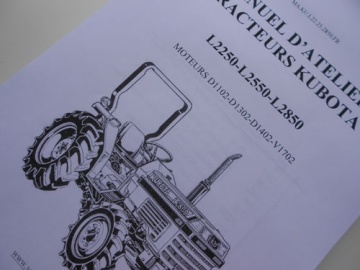 Werkstattbuch Kubota auf Französisch - Kubota : L2250, L2550, L2850
