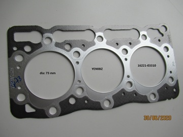 Zylinderkopfdichtung - Kubota : A15, Aste, B1830, GB15, GB16(F), GB160
