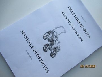 Werkstattbuch Kubota auf Italiënisch - Kubota : B1830
