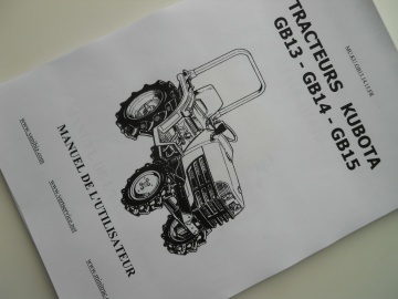 Kubota GB13 - GB14 - GB15