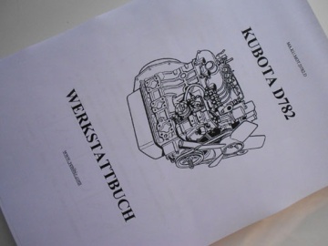 Werkstattbuch Kubota auf Deutsch - Kubota : B1820
