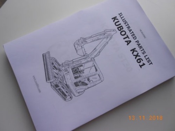 Explosionszeichnung und Teileliste Kubota GB-FR-D - Kubota : Excavator
