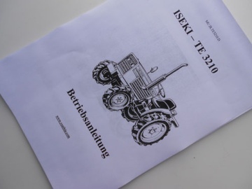 Benutzerhandbuch Iseki auf Deutsch - Iseki : TE3210
