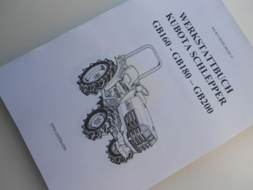 Werkstattbuch Kubota auf Deutsch - Kubota : GB160, GB180, GB200
