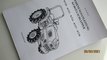 Benutzerhandbuch Kubota auf Deutsch - Kubota : KT
