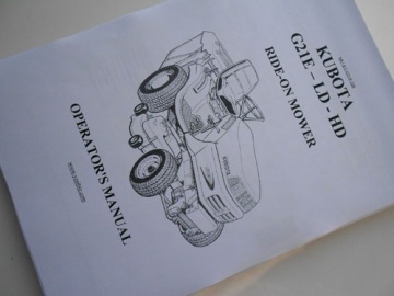 Benutzerhandbuch Kubota auf Englisch - Kubota : G21E
