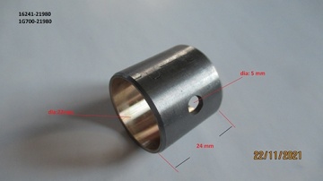 Schwungradbuchse - Kubota : A-155, A-175, A-195, A15, A17, A19, Aste, B72, B92, B2410, GB15, GB16(F), GB18(F), GB150, GB160, GB180, GT5, GT8, KB
