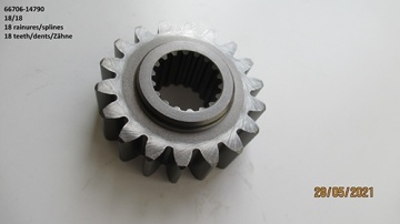 Zahnrad Ausgang Hinterachs Kubota - Kubota : B1200, B1400, B1402, B5200, B7200
Zen-Noh : ZB1200, ZB1400, ZB1402, ZB7200
