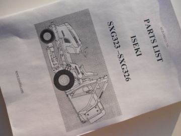 Explosionszeichnung und Teileliste Iseki - Iseki : Mowers
