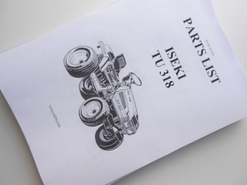 Explosionszeichnung und Teileliste Iseki - Iseki : TU318, TU PP
