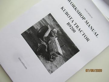 Werkstattbuch Kubota auf Englisch - Kubota : B9200
