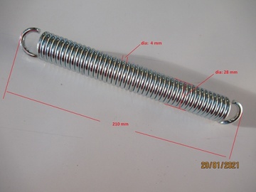 Feder für Schneeschild