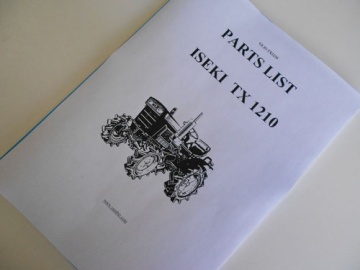 Explosionszeichnung und Teileliste Iseki