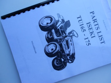 Explosionszeichnung und Teileliste Iseki - Iseki : TU165, TU175, TU PP
