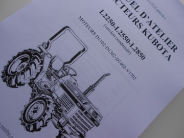 Werkstattbuch Kubota auf Französisch - Kubota : L2250, L2550, L2850
