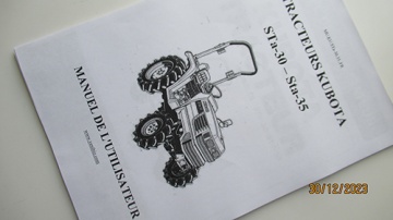 Benutzerhandbuch Kubota auf Französisch