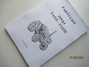 Explosionszeichnung und Teileliste Iseki - Iseki : TA215, TA235
