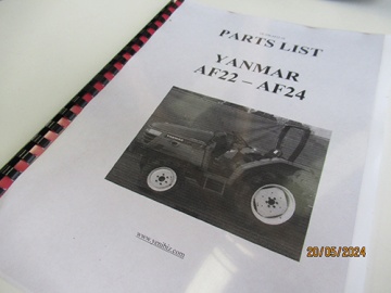 Explosionszeichnung und Teileliste Yanmar  - Yanmar : AF-22, AF-24
