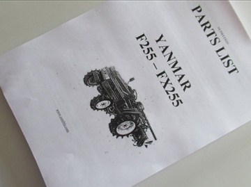 Explosionszeichnung und Teileliste Yanmar 