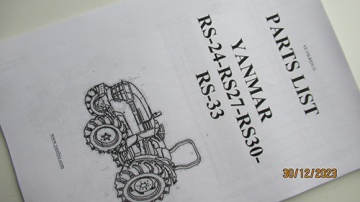 Explosionszeichnung und Teileliste Yanmar 