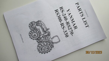 Explosionszeichnung und Teileliste Yanmar 