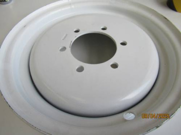 Felge 12'' 6 Löcher Weiss D=90 mm - I=120 mm - Kubota : GB16, GB18, GB20, GB200
