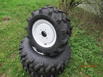 Kit weisse  Ackerräder 12 -16" - Iseki : Sial, TF15, TM, TM215, TM223
